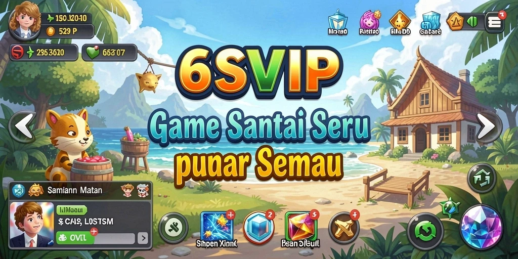 Tangkapan layar gameplay 6SVIP yang menyenangkan dan santai.