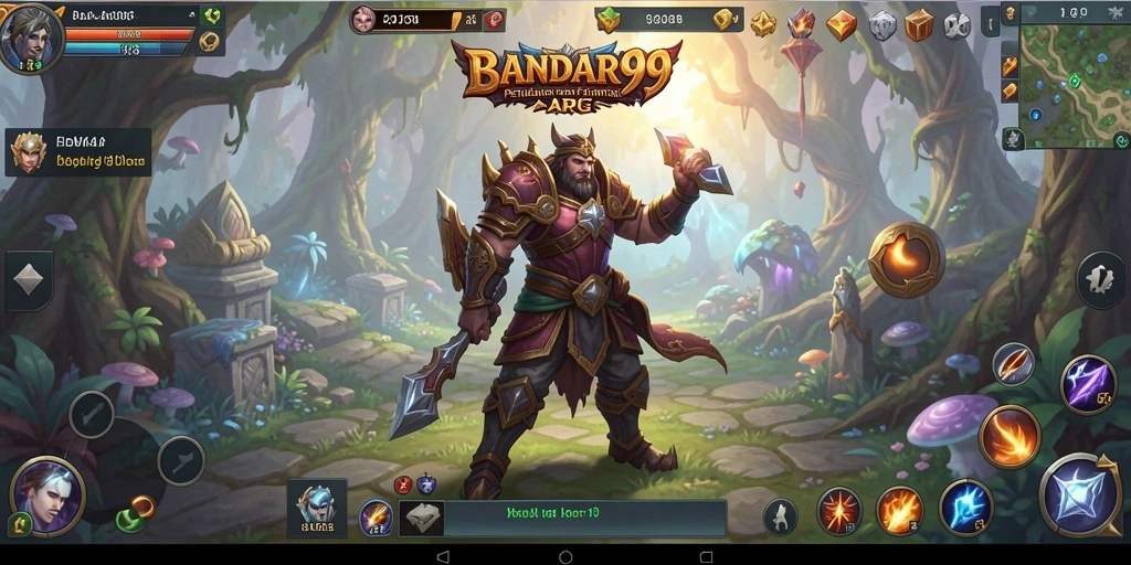 Tampilan gameplay menarik di BANDAR99 yang menunjukkan aksi ARPG.