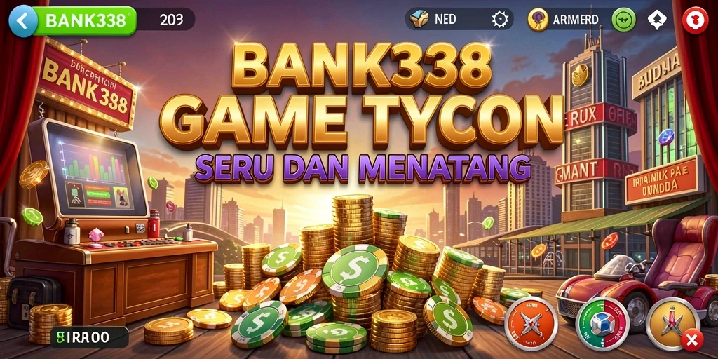Screenshot utama BANK338 menampilkan momen gameplay yang mendebarkan.