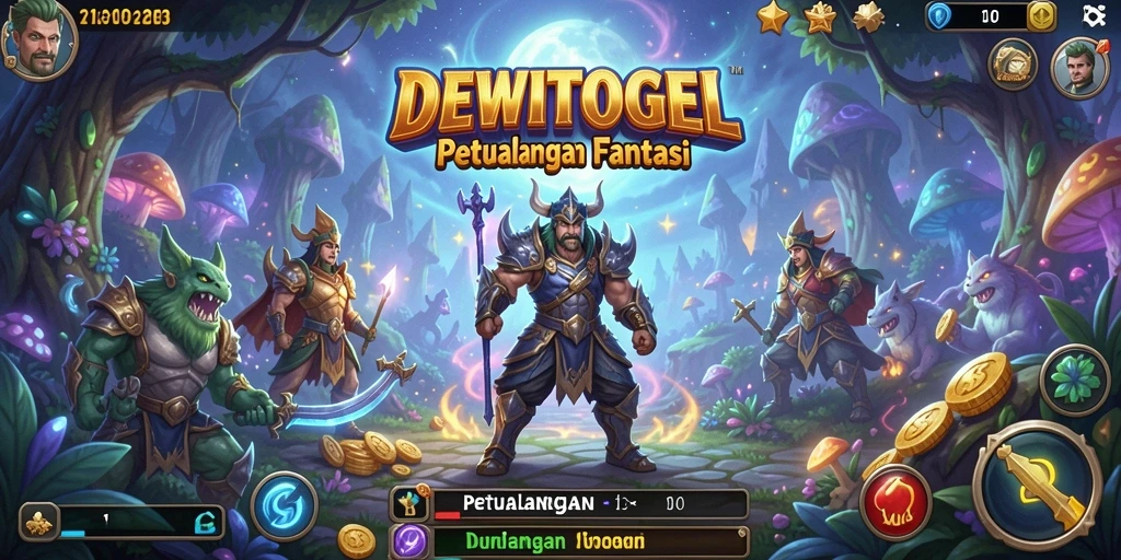 Tampilan gameplay DEWITOGEL yang menakjubkan dengan aksi petualangan.