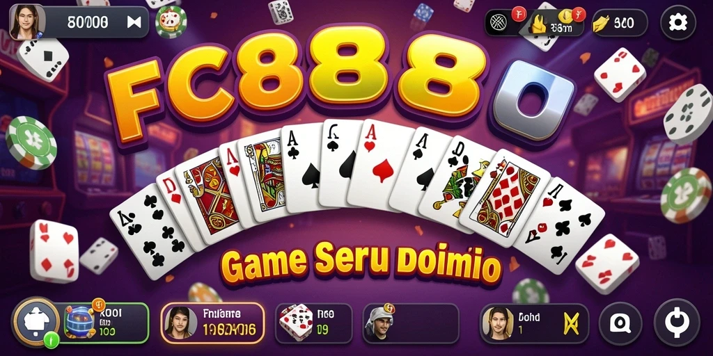 Tampilan screenshot game Domino FC888 yang seru dan menarik.