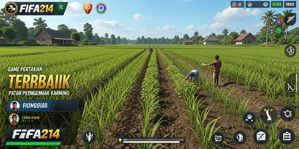 Screenshot FIFA234 yang menampilkan pengalaman gameplay pertanian yang seru.