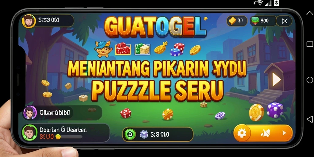 Screenshot GUATOGEL menampilkan gameplay teka-teki yang menarik dan menantang.