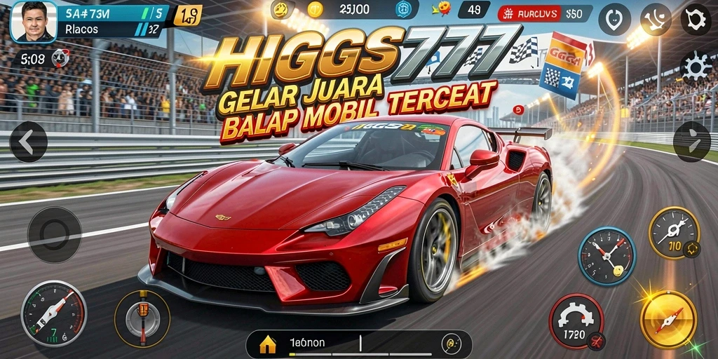 Gameplay balapan menegangkan di HIGGS777 penuh aksi.