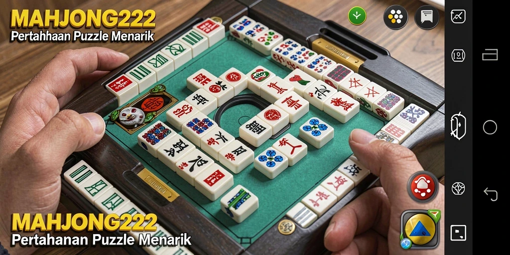 Screenshot utama MAHJONG222 menunjukkan gameplay menegangkan dalam Tower Defense.