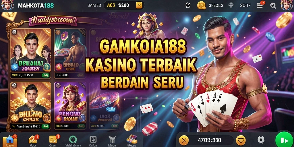 Tampilan menarik dari gameplay MAHKOTA188 yang seru dan interaktif.