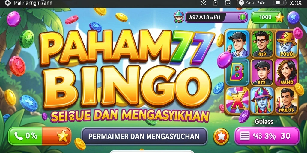 Tampilan seru gameplay Bingo PAHAM777 dengan beragam tema.