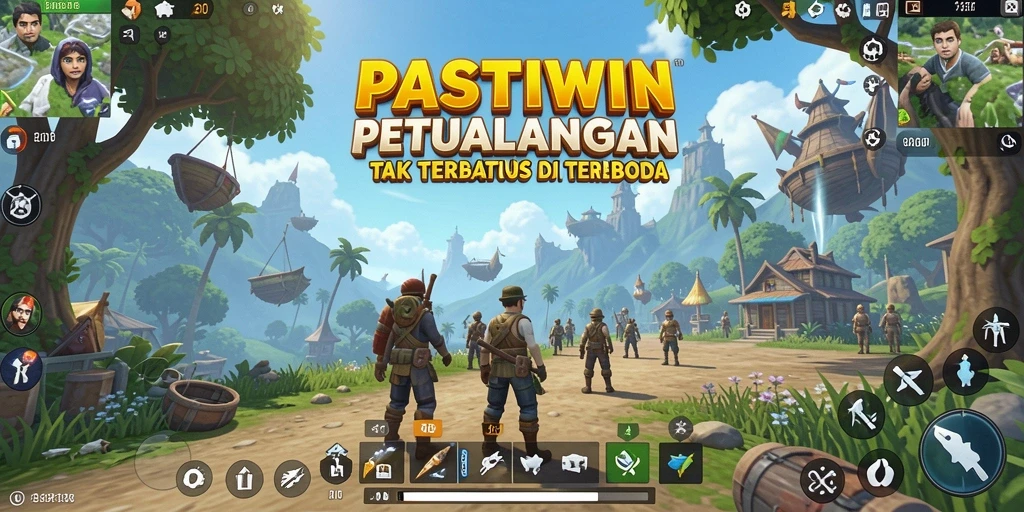 Gameplay Open World yang menarik dalam PASTIWIN, penuh petualangan dan eksplorasi.