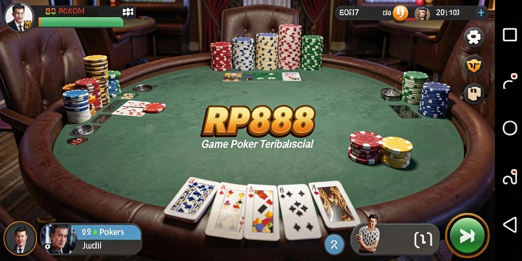 Tampilan gameplay menarik dan dinamis di RP888.
