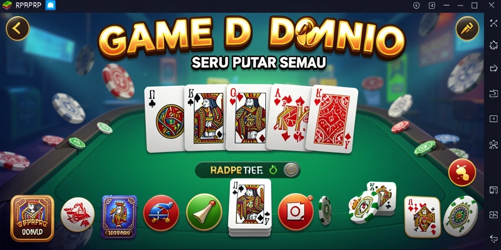 Tampilan gameplay seru dalam RPRPRP dengan teman-teman.