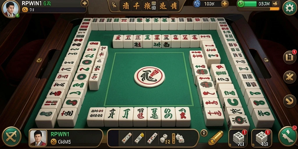 Gameplay seru dan menantang di RPWIN1 Mahjong.