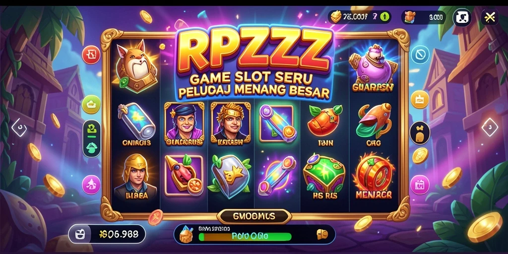 Screenshot gameplay <strong>RPZZZ</strong> yang menunjukkan keseruan dalam memutar gulungan slot.