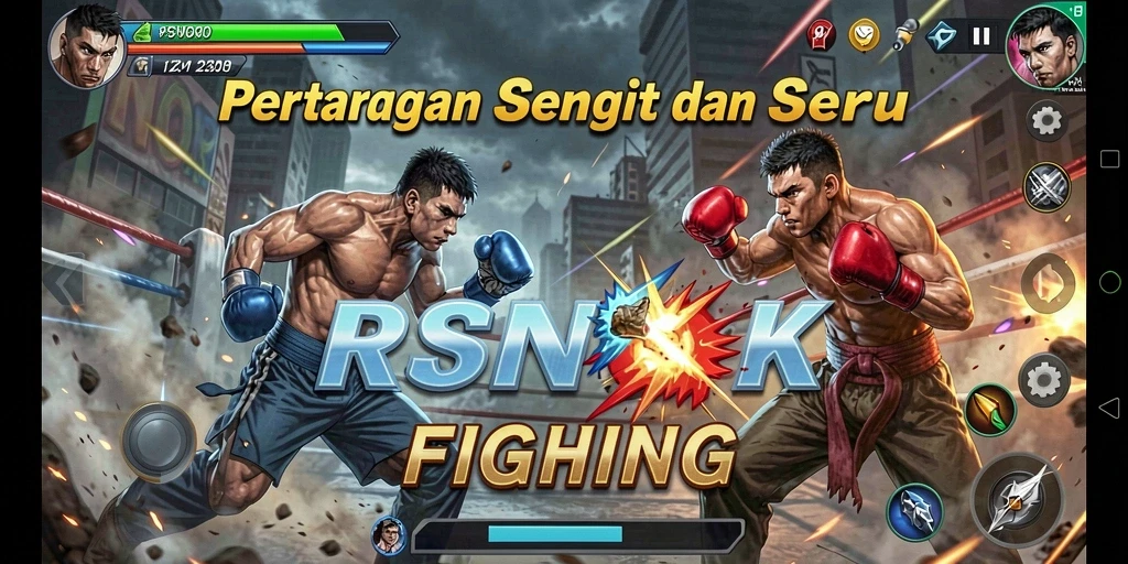 Screenshot RSNOK menampilkan pertarungan epik dengan grafis yang memukau.