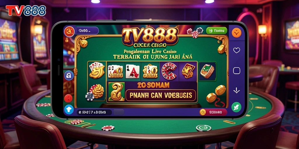 Gameplay Live Casino di TV888 yang memukau dan interaktif.